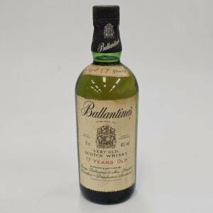 E1323(053)-611/TM3000　酒　Ballantine`s 17年　VERY OLD SCOTCH WHISKY　バランタイン　スコッチ　ウイスキー　43%　750ml