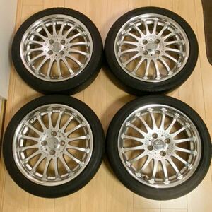 超希少　カールソン　16インチホイール　4本セット　美品　廃盤品　4穴　5J　オフセット45　PCD100　Carlsson　軽自動車