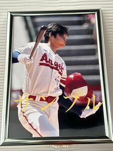 大谷翔平　A4写真　他にも多数出品してますので是非ご覧下さい！　エンジェルス！フレームカラー銀色A4サイズ