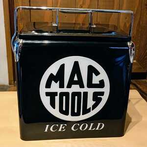 マックツールズ 限定品 クーラー ボックス ブラック グランピング キャンプ 保冷 コールド アイス Mac Tools 黒 レア レトロ オールド