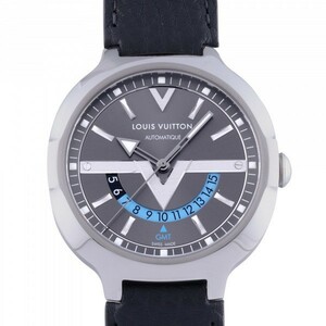 ルイ・ヴィトン LOUIS VUITTON Q7D30 グレー文字盤 中古 腕時計 メンズ