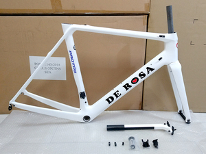 De Rosa Protos 2019 デローザ プロトス 55 ビアンコ(グロスホワイト) リムブレーキ DEROSA カーボン フレームセット