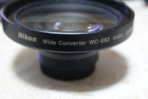 Nikon　ワイドコンバーター　WC-E63 中古品