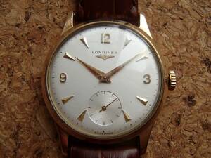 1960S LONGINES cal.30L 9K solid gold case ロンジン 手巻 アンティーク ヴィンテージ 9金無垢 30mmキャリバー