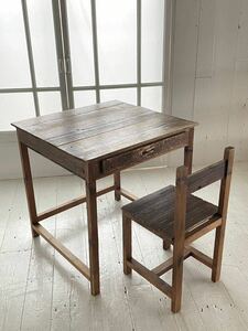 アンティーク風テーブル　椅子セット