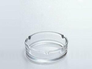 送料無料 卓上灰皿 日本製 ガラス製/アルジェ（透明）P-05513-JAN 東洋佐々木ガラスｘ１個