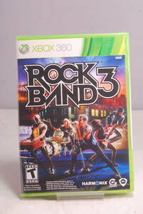 ◆希少未開封◆Xbox360 ソフト単体版 Rock Band 3 (輸入版:北米) 別途コントローラ必須 6112