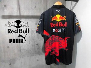 PUMAプーマ Red Bull RACING レッドブル レーシング F1チーム ポロシャツ L/Red Bull Racing F1 2022 Team Polo/ORACLE Mobil TAG/程度良好