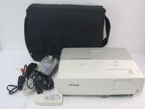 181 EPSON EMP-823 エプソン LCDプロジェクター コード/リモコン/バック付 映像機器 プロジェクター