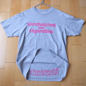 aNYthing　エニシング　sandwiches and cigarettes　プリントT　サイズM