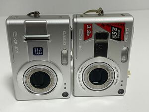 【1円スタート】CASIO EXILIM デジタルカメラ 2台まとめ　EX-Z30 EX-Z55 付属品あり