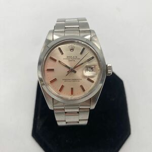 2403F41 ROLEX OYSTER PERPETUAL DATE ref.1500 ロレックス メンズ自動巻き腕時計 デイト 稼働ok 現状品