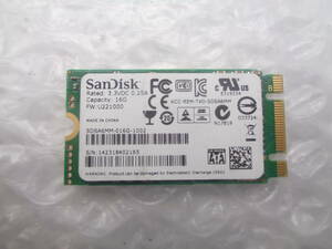 SanDisk SDSA6MM-016G-1002 16GB SSD M.2 中古動作品(S235)