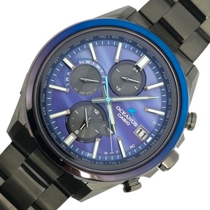 カシオ CASIO オアシス クラシックイン OCW-T4000AWB-2AJF ブルー チタン 腕時計 メンズ 中古