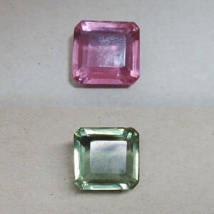 [16.82 ct] 合成アレキサンドライト エメラルドカット ルース 宝石 ジュエリー