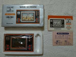 【美品】任天堂ゲームウォッチ　ファイアアタック　箱説付★Nintendo GAME&WATCH FIRE ATTACK ID-29