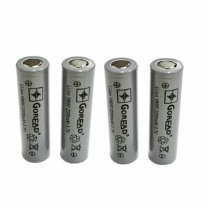 18650 高容量 フラットタイプ リチウム充電式電池 3.7V 2800mAh 4本セット 加熱式タバコ、電子タバコなど専用に 90日間保証付き 送料無料