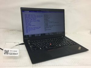 ジャンク/ LENOVO 20HQA031JP ThinkPad X1 Carbon 5th Intel Core i7-7600U メモリ16.38GB NVME256.06GB 【G23547】