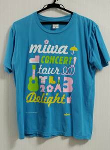 miwa 2013 delight ライブ Tシャツ M