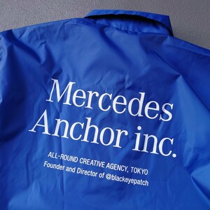 【未使用】メルセデスアンカーインク ナイロンコーチジャケット L ブラックアイパッチ Mercedes Anchor Inc. Black Eye Patch 取扱注意