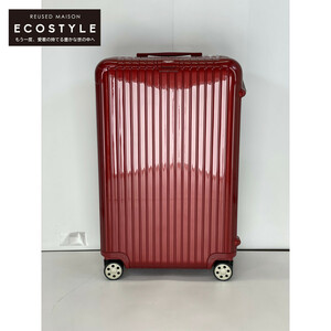 【新品同様/1円】RIMOWA リモワ 830.70 サルサデラックス 78L マルチホイール 4輪 スーツケース キャリーバッグ オリエントレッド