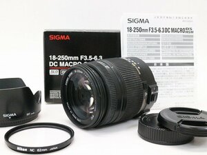 ●○SIGMA 18-250mm F3.5-6.3 DC MACRO OS HSM Nikon カメラレンズ ニコンFマウント シグマ○●025318001J○●