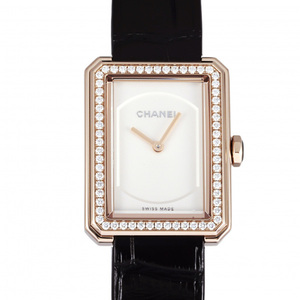 シャネル CHANEL ボーイフレンド H4887 ホワイト文字盤 中古 腕時計 レディース