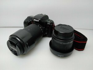 ジャンク Nikon ニコン カメラ F50 一眼レフカメラ TAMRON タムロン レンズ 2個 AF 70-300mm 28-800㎜ KENKO MC UV SL-39