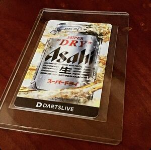 限定 非売品 新品 アサヒスーパードライ スーパードライ ビール ダーツライブ DARTSLIVE カード ダーツライブカード 飲料 酒 beer 麦酒 