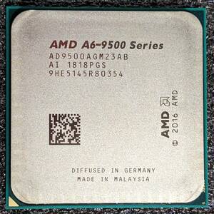 【中古】AMD A6-9500 【SocketAM4 BristolRidge】