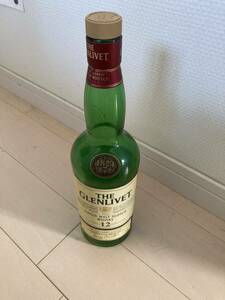 GLENLVET 12 700mlグレンリベット１２空き瓶　インテリアウイスキー 