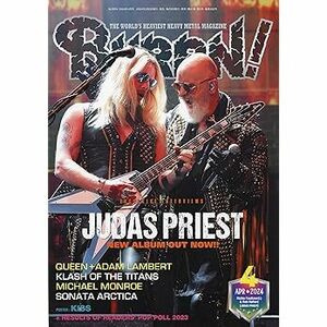 BURRN!　2024年4月号　　特集：JUDAS PRIEST　　　３月５日発売 最新号