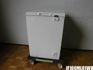 中古厨房 maxzen マクスゼン MOA STORE 業務用 冷凍ストッカー 冷凍庫 フリーザー JF100ML01WH 100V 98L チェストタイプ 上開き 2021年製