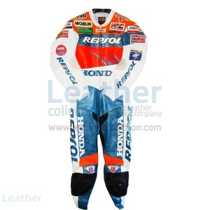 海外 送料込み 　高品質　マイケル・ドゥーハン REPSOL HONDA GP 1997 　レーシングレザースーツ 　 サイズ各種　本革　レプリカ