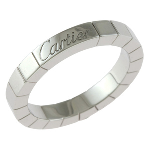 カルティエ ラニエール リング 指輪 9号 18金 K18ホワイトゴールド レディース CARTIER 中古 美品