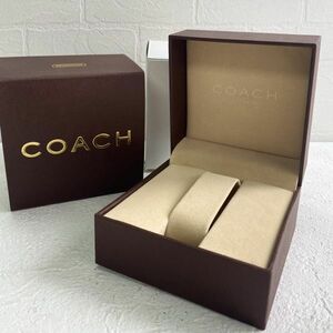 時計 COACH/コーチ 腕時計 空箱 ウォッチケース腕時計 ブラウン 紙ケース BOX 外装紙化粧箱 コレクター 自宅保管品