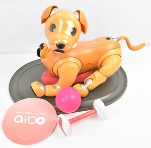 現状品 ソニー アイボ ERS-1000 キャラメルエディション 限定モデル アイボーン、ボール AIBO 犬型 ロボット 70J25281 byebye