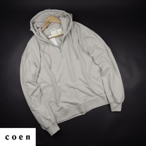 新品★ユナイテッドアローズ/コーエン/coen/ハーフジップルーズパーカー0320/11LG/【L】