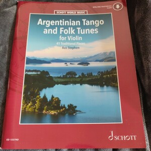 アルゼンチンタンゴ ＆ フォーク バイオリン楽譜　WEB音源付　41曲　輸入楽譜　かんたん決済　防水梱包