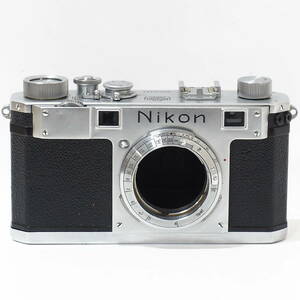 Nikon S B:No.60910444 8 Digit Number NIPPON KOGAKU TOKYO 貴重8桁 インパクトある番号 希少 S型 ボディ ニコン 日本光学 歴史遺産 安め