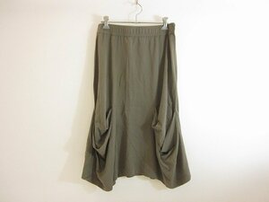 KEIKO KISHI / ケイコ キシ スカート デザインスカート 膝下丈 レディース サイズ : 2 カーキ
