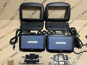 ★ALPINE SSA9T SSA9S 9インチ ＋スマモニ・エイジェイ ナビ男くん ヘッドレストモニター★