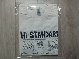 新品未開封 Hi-STANDARD 90s TEE WHITE XL ☆ ハイスタンダード 白 Tシャツ ピザオブデス PIZZA OF DEATH