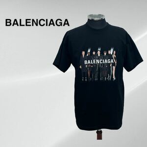 BALENCIAGA バレンシアガ REAL BALENCIAGA リアルバレンシアガ プリント クルーネック 半袖 Tシャツ メンズ 612965 TIVA1