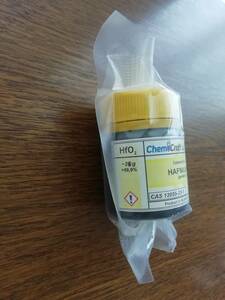 酸化ハフニウム(IV) 99.99%(4N) 25g HfO2 円柱型ペレット 無機化合物標本 試薬 試料 二酸化ハフニウム
