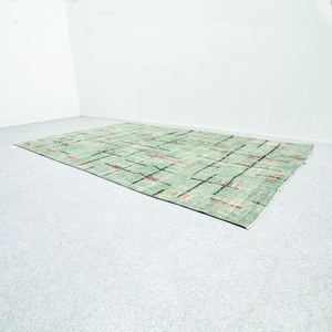 【展示品】SUBASI HALI スバシハリ ART DECO VINTAGE RUG JJ50 ヴィンテージ ラグ 絨毯 トルコ