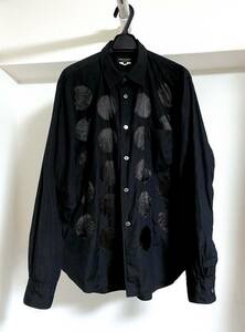 Comme des Garcons Homme Plus シャツ ブラウス コムデギャルソン 川久保玲 黒 / shirt deux eye junya watanabe man cdg play black noir