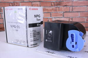 Canon NPG-35 Toner コピー機用 トナーカートリッジ ブラック GENUINE 日本製 未使用 長期保管現状品■(F8024)