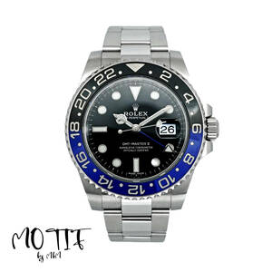 【Khanjarモデル】 ROLEX ロレックス GMTマスターⅡカンジャーモデル 116710BLNR 箱ギャラ付