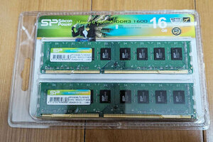 Silicon Power　DDR3-1600　16GB(8GBx2) 未開封